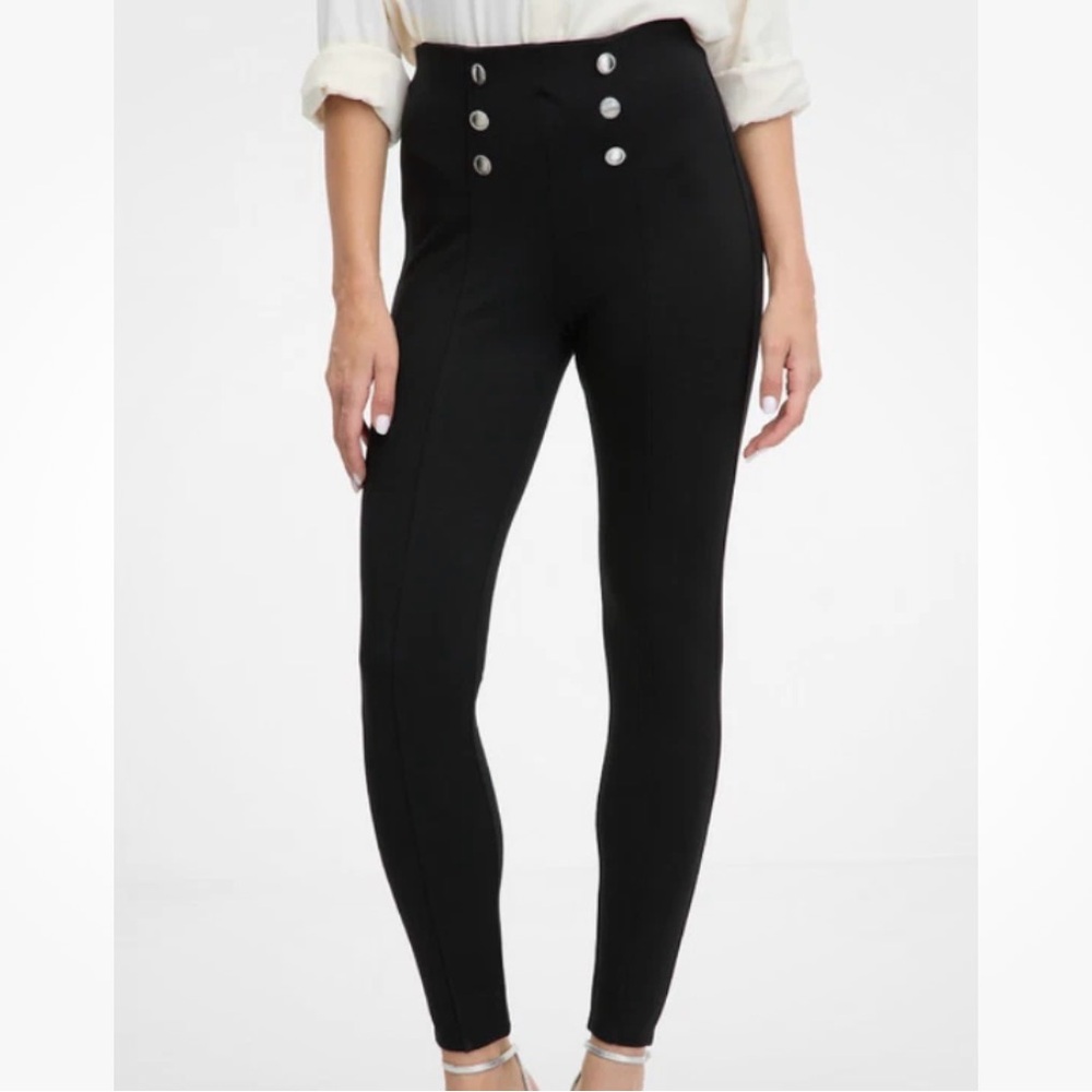 Counterparts Black Trousers with Silver Accents‎ Sz M